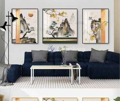 File in lụa File tranh hiện đại pha lê gương KF104893 (hoa văn) File tranh hiện đại pha lê gương KF104893