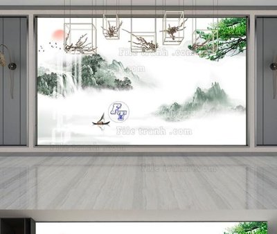 Tải file File tranh hiện đại pha lê gương KF104909 (ảnh gốc) in gạch men