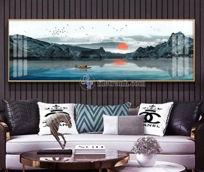 File tranh File tranh hiện đại pha lê gương KF104916 (bản gốc) in lụa 5D