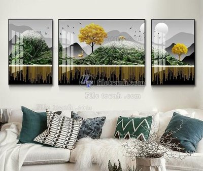 Mua file gốc File tranh hiện đại pha lê gương KF104921 (in ấn) tại Filetranh.com