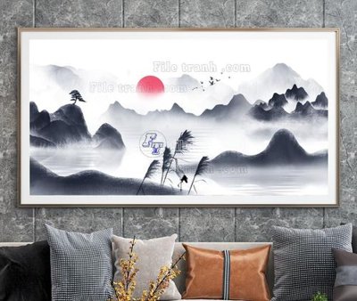 File gốc File tranh hiện đại pha lê gương KF104957 (vector) cho in ấn