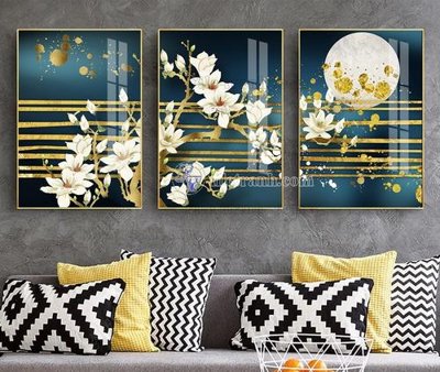 File ảnh File tranh hiện đại pha lê gương KF104974 (gốc) cho trang trí nhà hàng