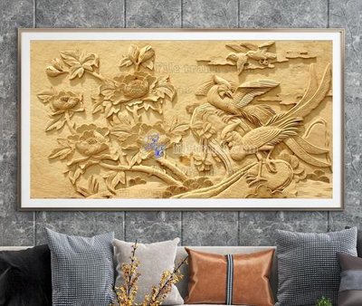 File gốc File tranh hiện đại pha lê gương KF104991 (in lụa) cao cấp