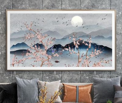 Ảnh gốc File tranh hiện đại pha lê gương KF105051 (độ nét cao) in tráng gương