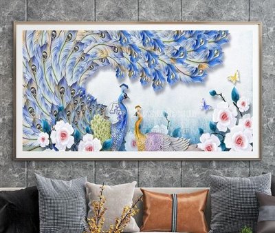 File gốc File tranh hiện đại pha lê gương KF105055 (in tráng gương) nghệ thuật