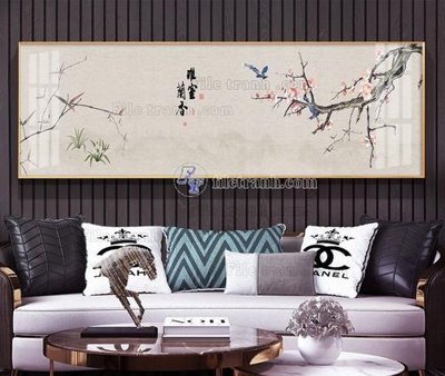 File gốc File tranh hiện đại pha lê gương KF105126 (PSD/TIFF) độ phân giải cao