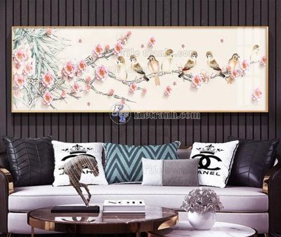 Tải file gốc in lụa File tranh hiện đại pha lê gương KF105158 siêu nét