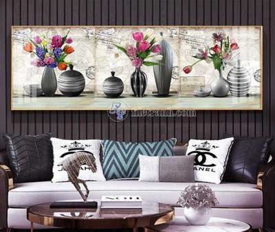 Ảnh gốc File tranh hiện đại pha lê gương KF105169 (nét căng) in mica