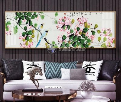 File in mica File tranh hiện đại pha lê gương KF105185 (bản gốc) siêu trong