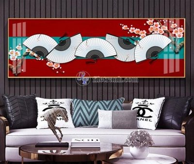 Tải về hình ảnh gốc File tranh hiện đại pha lê gương KF105207 sắc nét