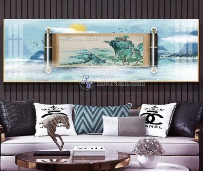 Tải file tranh gốc File tranh hiện đại pha lê gương KF105243 chất lượng cao