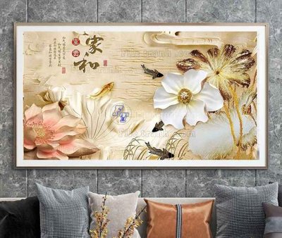 File ảnh File tranh hiện đại pha lê gương KF105250 (gốc) in standee