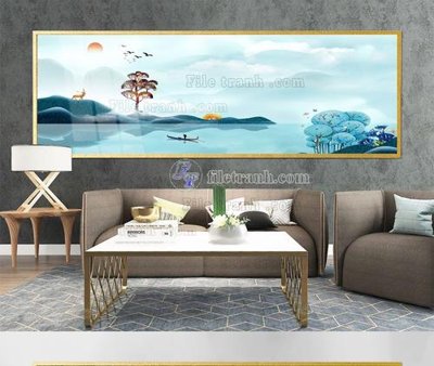 Tệp tin gốc File tranh hiện đại pha lê gương KF105287 (dùng cho in ấn) chuyên nghiệp