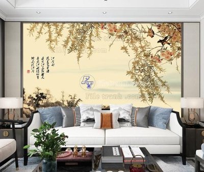 File gốc File tranh hiện đại pha lê gương KF105324 (trang trí) phòng ngủ