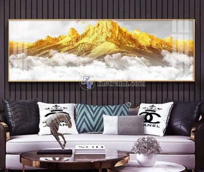 File tranh gốc PSD File tranh hiện đại pha lê gương KF105330 còn nguyên layer