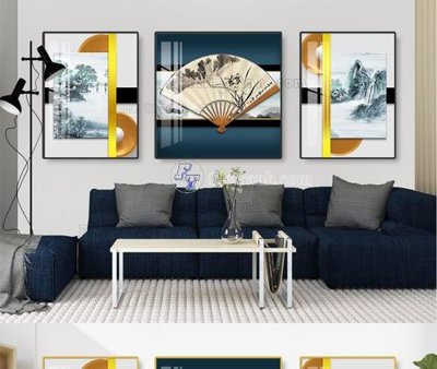 File tranh quảng cáo File tranh hiện đại pha lê gương KF105335 (file gốc) chuyên nghiệp