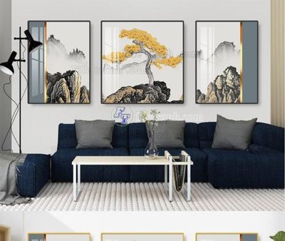 File gốc File tranh hiện đại pha lê gương KF105358 (cho in ấn) độc quyền