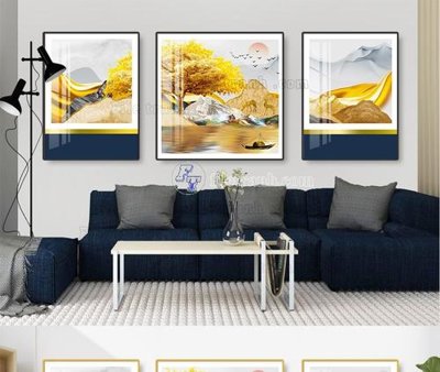 File tranh in tráng gương File tranh hiện đại pha lê gương KF105359 (siêu nét)