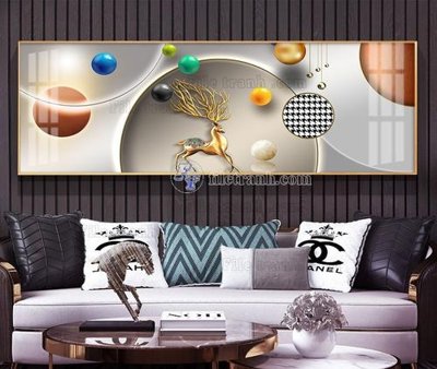 File PSD File tranh hiện đại pha lê gương KF105362 (gốc) tách lớp chi tiết