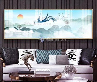 File tranh File tranh hiện đại pha lê gương KF105406 (gốc) chủ đề trẻ em