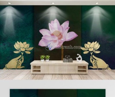 File in ấn File tranh hiện đại pha lê gương KF105424 (bản gốc) cao cấp