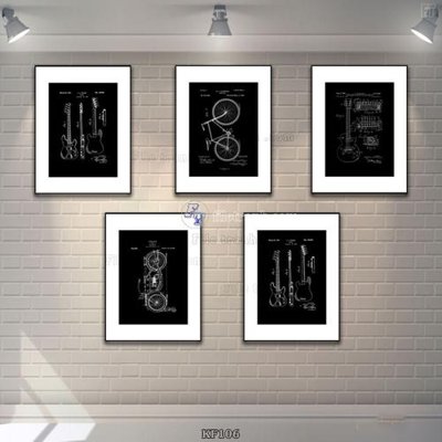 File ảnh Tranh bộ nhiều tấm KF106 (gốc) in poster