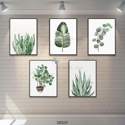 File tranh Tranh bộ nhiều tấm KF107 (gốc) in vải canvas