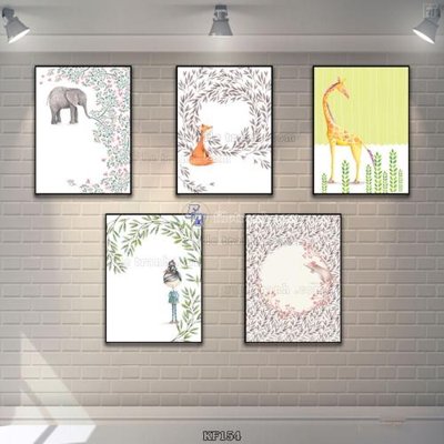 File in trần Tranh bộ nhiều tấm KF154 (bản gốc) hoa văn