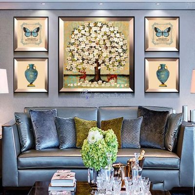 Tải file Tranh bộ nhiều tấm KF281 (gốc) làm tranh treo tường
