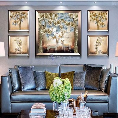 File ảnh Tranh bộ nhiều tấm KF286 (gốc) in biển hiệu