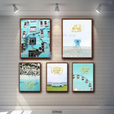 Tải file gốc Tranh bộ nhiều tấm KF322 (để in lụa)