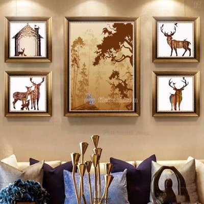 File gốc in ấn Tranh bộ nhiều tấm KF327 chất lượng vượt trội