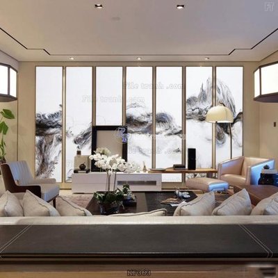 File ảnh gốc Tranh bộ nhiều tấm KF363 không vỡ nét