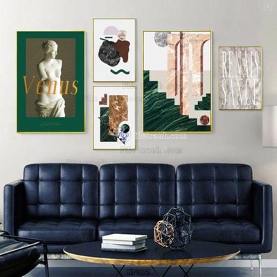 File in mica Tranh bộ nhiều tấm KF372 (bản gốc) sắc sảo