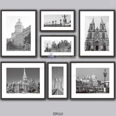 Tải file Tranh bộ nhiều tấm KF416 (PSD) cho in ấn quảng cáo