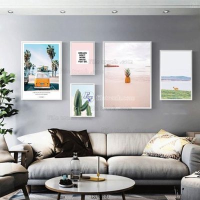 File tranh gốc Tranh bộ nhiều tấm KF433 (sắc nét từng chi tiết)