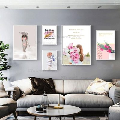 File tranh in trần Tranh bộ nhiều tấm KF441 (ảnh gốc siêu nét)