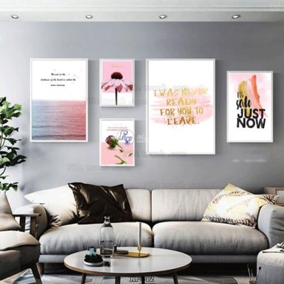 File gốc Tranh bộ nhiều tấm KF442 (in 3D) cho trang trí