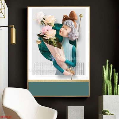 File in trần Tranh decor phủ gương hiện đại KF50143 (bản gốc) phong cảnh