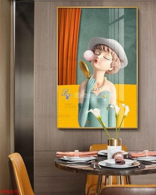 File PSD Tranh decor phủ gương hiện đại KF50275 (gốc) nhiều lớp (multi-layer)