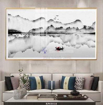 File gốc File tranh hiện đại pha lê gương KF60016 (in lụa) trang trí tường