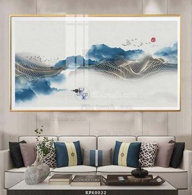 File in mica File tranh hiện đại pha lê gương KF60022 (bản gốc) sắc sảo