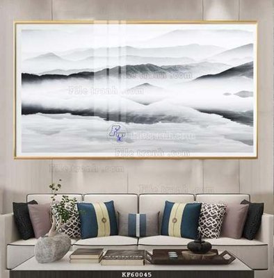 File tranh gốc File tranh hiện đại pha lê gương KF60045 (bản quyền) độc đáo