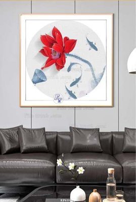 File gốc File tranh hiện đại pha lê gương KF60061 (phong cách) tối giản