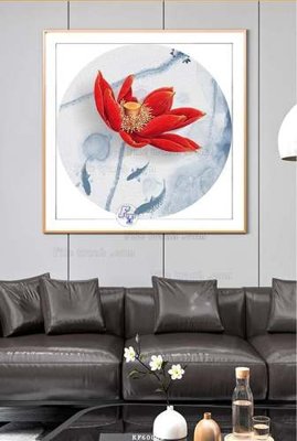 File gốc in mica File tranh hiện đại pha lê gương KF60062 chất lượng