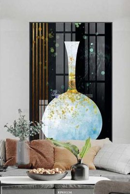 Ảnh gốc File tranh hiện đại pha lê gương KF60136 (siêu chi tiết) để in ấn