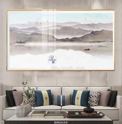 File ảnh File tranh hiện đại pha lê gương KF60159 (gốc) dùng in Pano