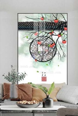 File tranh gốc File tranh hiện đại pha lê gương KF60239 (bản đẹp) độc quyền