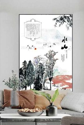 File gốc File tranh hiện đại pha lê gương KF60256 (in ấn) màu sắc trung thực