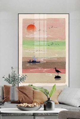 Ảnh gốc file in lụa File tranh hiện đại pha lê gương KF60284 chi tiết